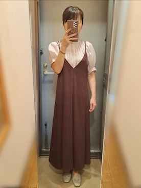 「ASBee（アスビー）のアイテム（パンプス）」を使った、yukoさん（レディース・153cm）の夏コーディネート