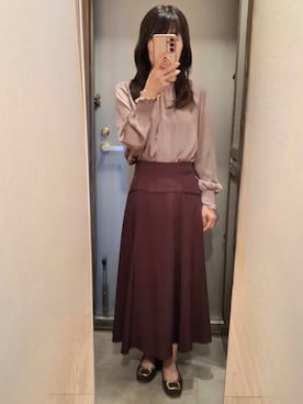 「アイテム（その他）」を使った、yukoさん（レディース・153cm）の秋コーディネート