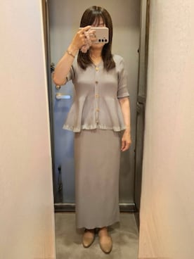 「PROPORTION BODY DRESSING（プロポーションボディドレッシング）のアイテム」を使った、yukoさん（レディース・153cm）の春コーディネート