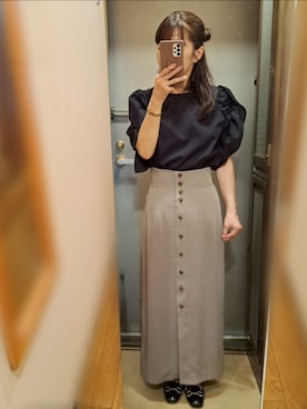 「ASBee（アスビー）のアイテム（パンプス）」を使った、yukoさん（レディース・153cm）の夏コーディネート