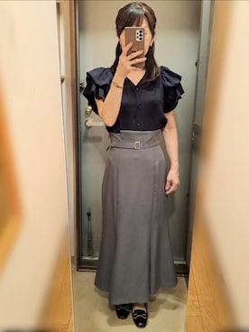 「ASBee（アスビー）のアイテム（パンプス）」を使った、yukoさん（レディース・153cm）の秋コーディネート
