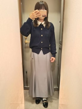 「NATURAL BEAUTY BASIC（ナチュラルビューティーベーシック）のアイテム」を使った、yukoさん（レディース・153cm）の春コーディネート