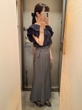 「オフィスカジュアル」｜yukoさん（レディース・153cm）の夏コーディネート