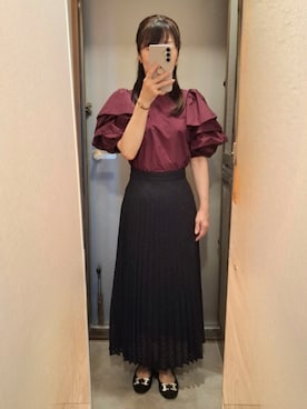 「アイテム（パンプス）」を使った、yukoさん（レディース・153cm）の夏コーディネート