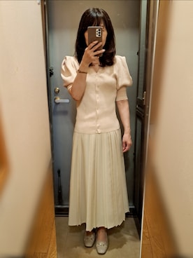 「ASBee（アスビー）のアイテム（パンプス）」を使った、yukoさん（レディース・153cm）の夏コーディネート
