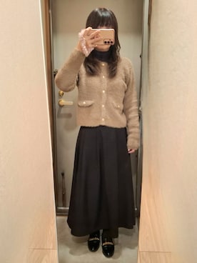 「アイテム（その他）」を使った、yukoさん（レディース・153cm）の冬コーディネート