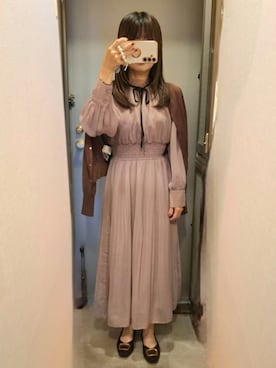 「アイテム（その他）」を使った、yukoさん（レディース・153cm）の秋コーディネート