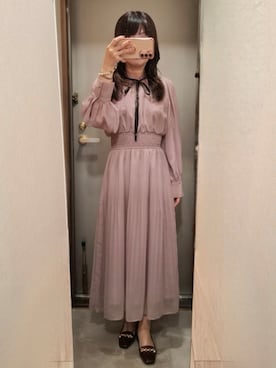 「アイテム（その他）」を使った、yukoさん（レディース・153cm）の秋コーディネート