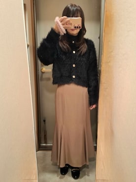 「アイテム（その他）」を使った、yukoさん（レディース・153cm）の冬コーディネート
