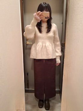 yukoさん（レディース・153cm）の冬コーディネート