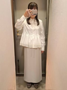 「ALPHA CUBIC（アルファーキュビック）のアイテム」を使った、yukoさん（レディース・153cm）の春コーディネート