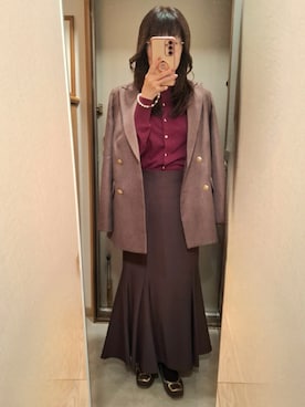 「アイテム（その他）」を使った、yukoさん（レディース・153cm）の秋コーディネート