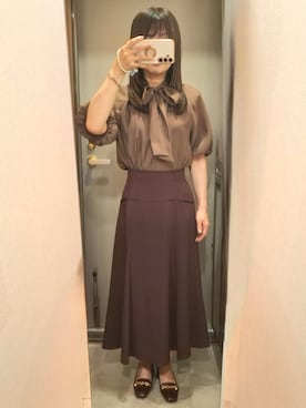 「おしゃれさんと繋がりたい」｜yukoさん（レディース・153cm）の秋コーディネート