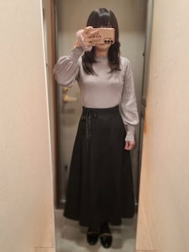 「アイテム（その他）」を使った、yukoさん（レディース・153cm）の冬コーディネート