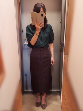 「タッセルローファー」｜「アイテム（その他）」を使った、yukoさん（レディース・153cm）の秋コーディネート