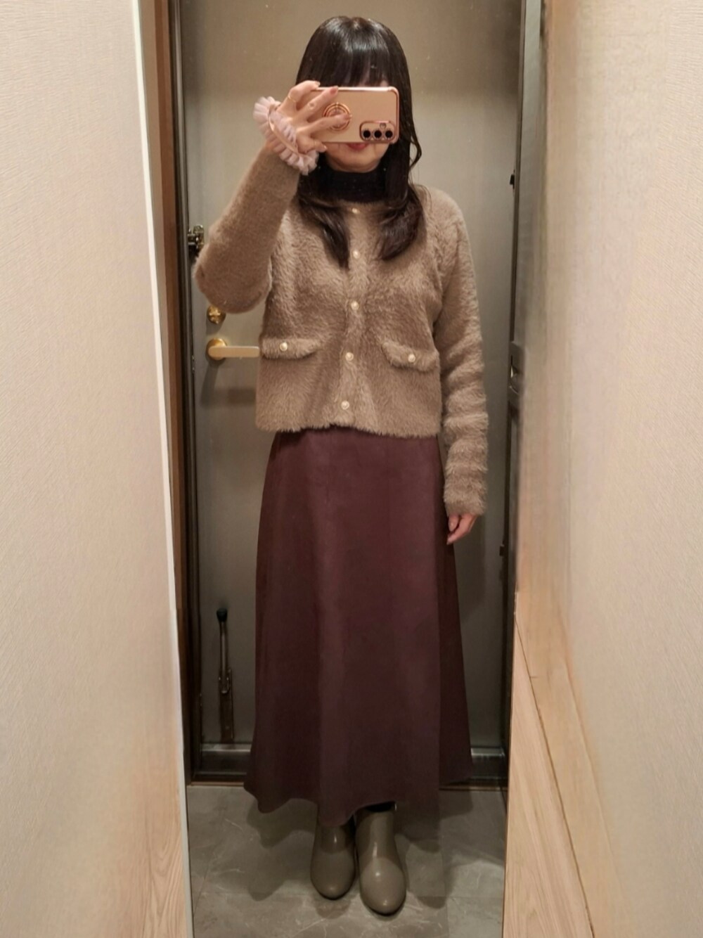 ◇【sweet掲載】【ちょうど、いい服】“ふわ＆リブ”アンサンブルニット NATURAL BEAUTY BASIC（ナチュラルビューティーベーシック）の