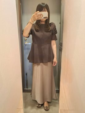 「JILL STUART（ジルスチュアート）のアイテム」を使った、yukoさん（レディース・153cm）の夏コーディネート