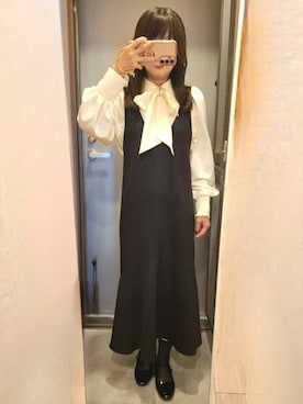 「menue（メヌエ）のアイテム」を使った、yukoさん（レディース・153cm）の春コーディネート