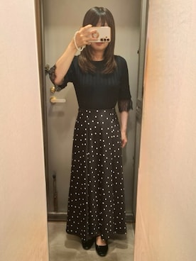 「NATURAL BEAUTY BASIC（ナチュラルビューティーベーシック）のアイテム」を使った、yukoさん（レディース・153cm）の夏コーディネート