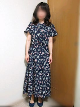 「DRESKIP（ドレスキップ）のアイテム（ワンピース/ドレス）」を使った、yukoさん（レディース・153cm）の夏コーディネート