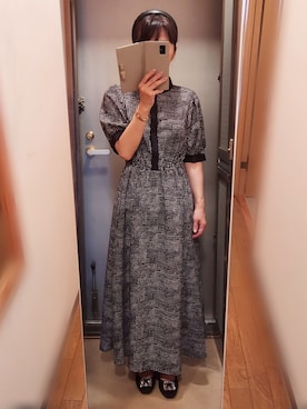 「SpRay PREMIUM（スプレイプレミアム）のアイテム（ワンピース/ドレス）」を使った、yukoさん（レディース・153cm）の秋コーディネート