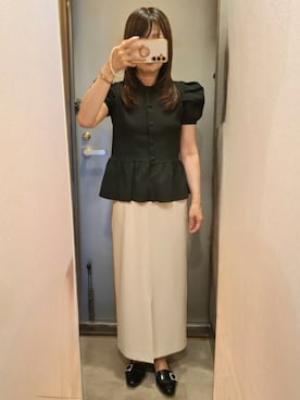 「&. NOSTALGIA（アンドドットノスタルジア）のアイテム」を使った、yukoさん（レディース・153cm）の夏コーディネート
