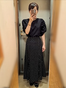 「ASBee（アスビー）のアイテム（パンプス）」を使った、yukoさん（レディース・153cm）の夏コーディネート