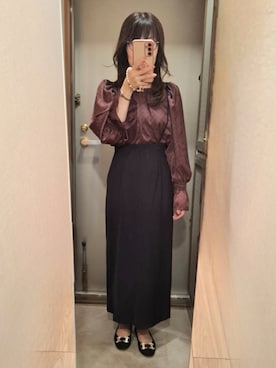「アイテム（その他）」を使った、yukoさん（レディース・153cm）の秋コーディネート