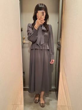 「アイテム（その他）」を使った、yukoさん（レディース・153cm）の秋コーディネート
