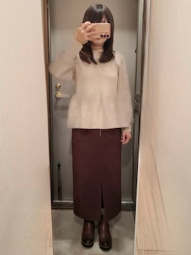 yukoさん（レディース・153cm）の冬コーディネート