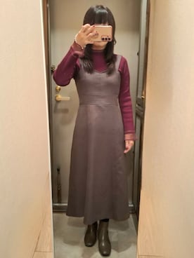 「アイテム（その他）」を使った、yukoさん（レディース・153cm）の秋コーディネート