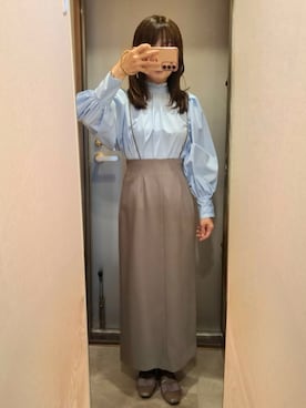 「NATURAL BEAUTY BASIC（ナチュラルビューティーベーシック）のアイテム」を使った、yukoさん（レディース・153cm）の春コーディネート