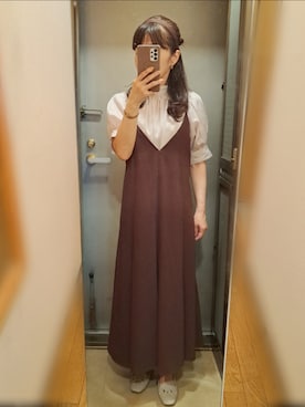 「ASBee（アスビー）のアイテム（パンプス）」を使った、yukoさん（レディース・153cm）の夏コーディネート