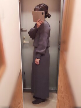 「ニットアップ」｜yukoさん（レディース・153cm）の冬コーディネート