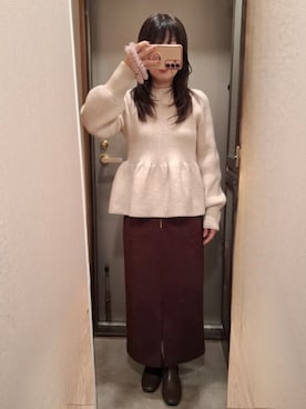 yukoさん（レディース・153cm）の冬コーディネート