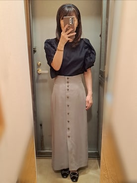 「ASBee（アスビー）のアイテム（パンプス）」を使った、yukoさん（レディース・153cm）の秋コーディネート
