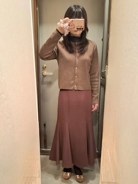 「アイテム（パンプス）」を使った、yukoさん（レディース・153cm）の冬コーディネート