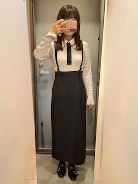 「NATURAL BEAUTY BASIC（ナチュラルビューティーベーシック）のアイテム」を使った、yukoさん（レディース・153cm）の春コーディネート