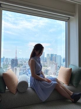 「CELINE（セリーヌ）のアイテム（ファッション雑貨）」を使った、queeniesumさん（レディース・158cm）の秋コーディネート