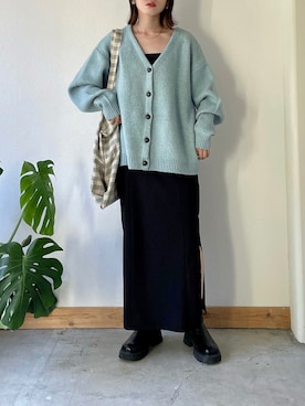 「Crisp（クリスプ）のアイテム（ニット/セーター）」を使った、kaoruさん（レディース・158cm）の秋コーディネート