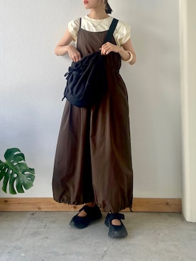 「Crisp（クリスプ）のアイテム（ワンピース/ドレス）」を使った、kaoruさん（レディース・158cm）の夏コーディネート