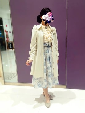 「春服デビュー宣言」｜「アイテム（スリッポン）」を使った、efoistさん（レディース・153cm）の春コーディネート