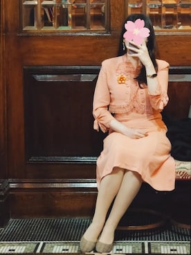 「古着好きな人と繋がりたい」｜「アイテム（パンプス）」を使った、efoistさん（レディース・153cm）の夏コーディネート