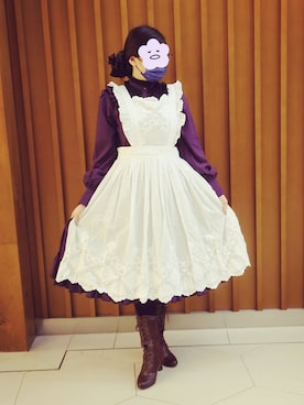 「lolitafashion」｜「アイテム（ジャケット/アウター）」を使った、efoistさん（レディース・153cm）の冬コーディネート