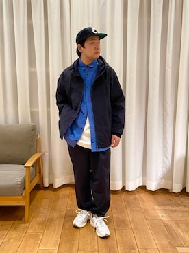 「EKAL（エカル）のアイテム（ジャケット/アウター）」を使った、KOKIさん（メンズ・168cm）の冬コーディネート