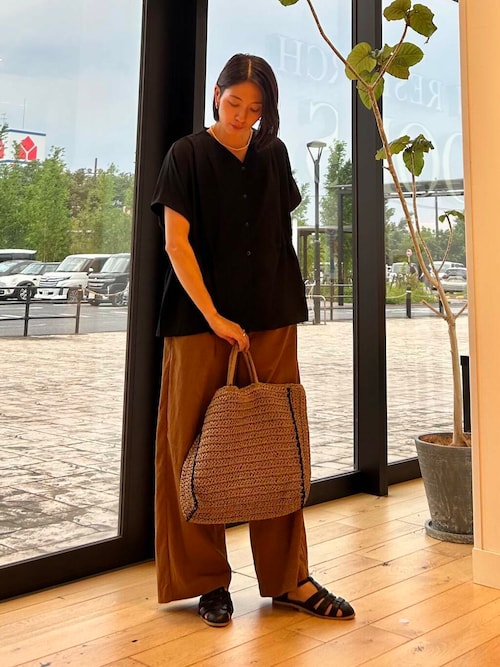 DOORS Vネックウエストギャザーブラウス　トップス　ドアーズ URBAN RESEARCH DOORS 【アーバンリサーチドアーズ】『再入荷』V