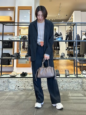 「アイテム（その他アウター）」を使った、MAKOTOさん（レディース・162cm・30代）の秋コーディネート