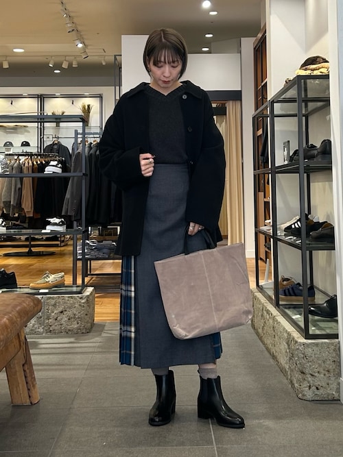 ★美品★ O’NEIL OF DUBLIN×DOORS 別注スカート セール】『別注』O'NEIL OF DUBLIN×DOORS COMBI QUILT SKIRT（スカート