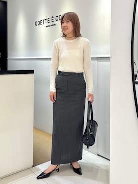 清水　オデット エ オディール スタッフさんのコーディネート