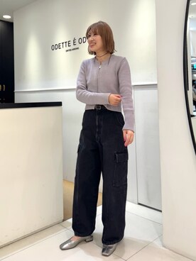 「ODETTE E ODILE」｜清水　オデット エ オディール スタッフさん（レディース・164cm）の冬コーディネート